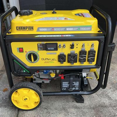 Champion Dual Fuel Generator with 10,000 Starting Watts