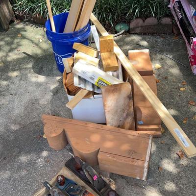 Woodworking Planes with Scrap Lumber and Trim Pieces