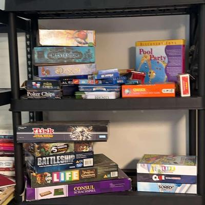 Board Game Collection Featuring Battleship, Sorry, Risk & More