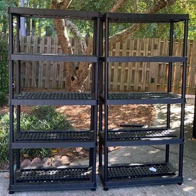 Greenmade Plastic Shelving Units