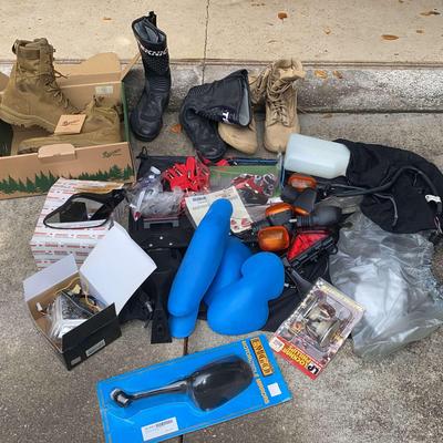 Danner, Teknic, & Rocky Boots with Motorcycle Accessories 