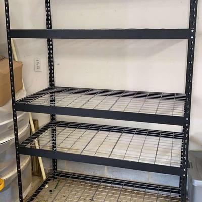 Heavy-Duty Metal Storage Rack
