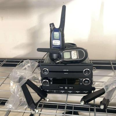 Motorola Two-Way Radios with Charging Base & Ford CD6 MP3 Player