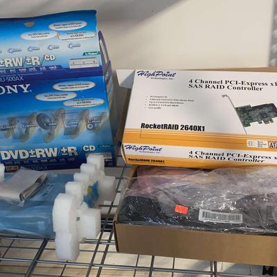 Sony DVD/CD Writer & HighPoint RocketRAID Controller with Boxes