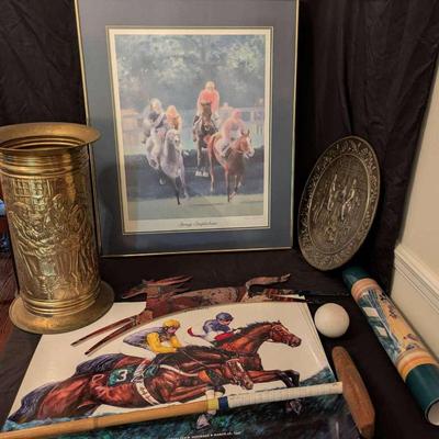 Equestrian & Decor Collection Featuring Anne Lattimore Signed Art