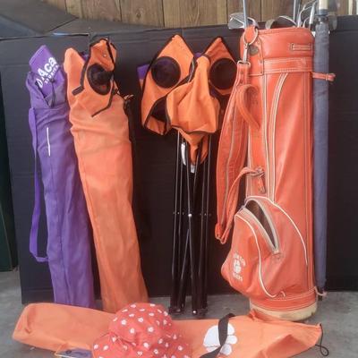 Clemson Bag and Callaway Golf Clubs