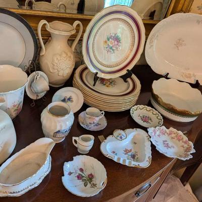 Fine Floral China by Limoges, Bavaria, Johnson Bros, Royal Doulton & More