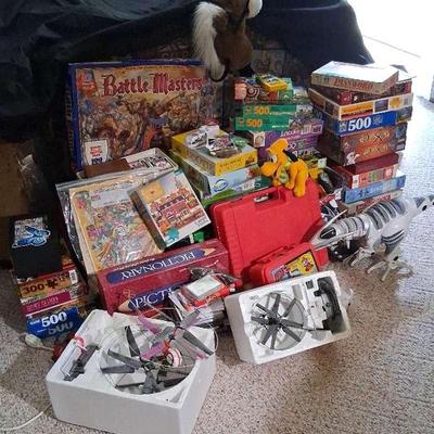 Vintage Games, Puzzles & Remote-Control Toys Collection