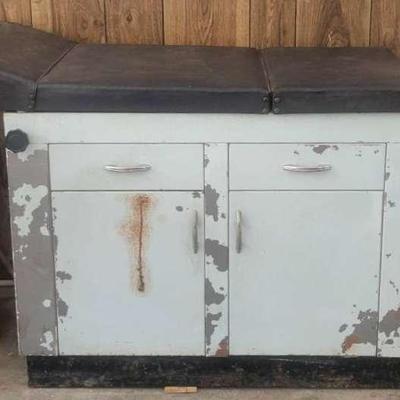 Vintage Medical Examination Table 