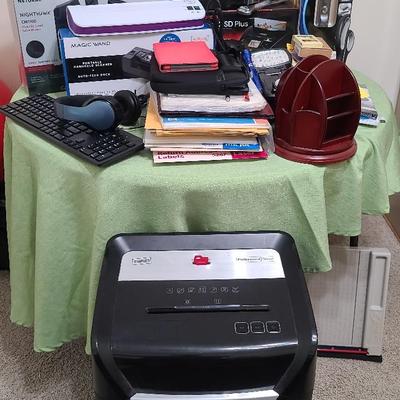 Office Supplies Including Scanners & Staples Shredder