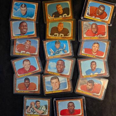 TN60 Group Of 1966 Topps Football Cards Lots & Rookie