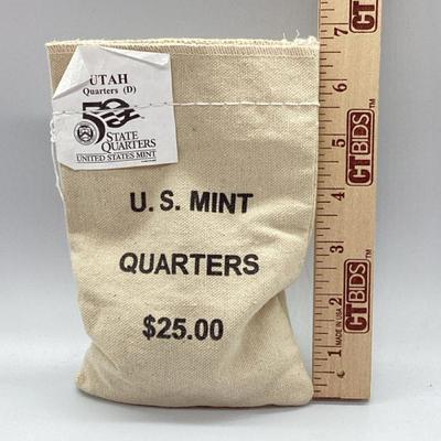TN34 Sealed Utah - D $25 Statehood Quarters Bag US Mint
