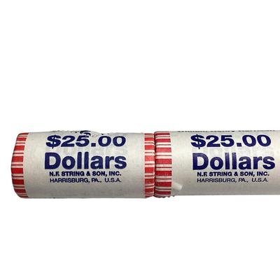 TN29 Two $25 Presidential US Mint Uncirulated Dollar Rolls 