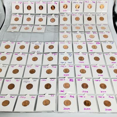 TN11 70+ Proof Lincoln Red Cents