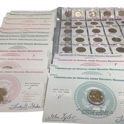 TN2 Collection Of Presidential Dollar & Sacajewea Coins, 54 Total 
