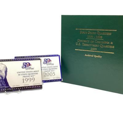TN36 Statehood Quarters (100) Plus Some Parks, Nice Album W/21 US Mint Proof Quarters