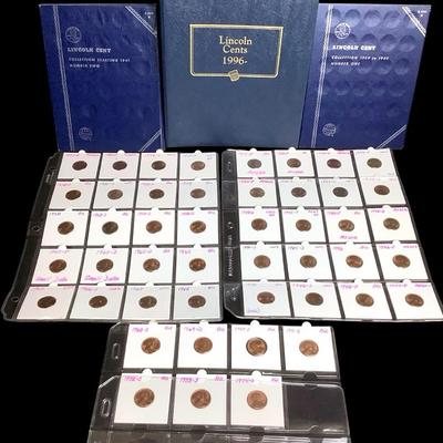 TN71 Wheat & Memorial Lincoln Cent Sets, Lots Of Uncirculated Coins