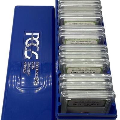 TN10 14 Misc Graded Holdered Coins