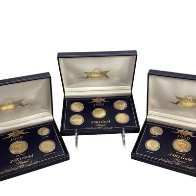 TN21 24k Gold Plated Coin Sets
