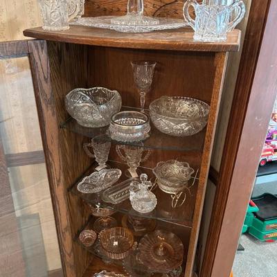 Vintage Crystal and Glass Decorative Serving Pieces 