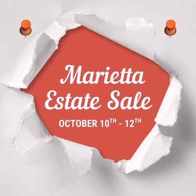Marietta Estate Sale - October 2025