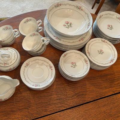 Mikasa Fine China in the "First Love" Pattern 