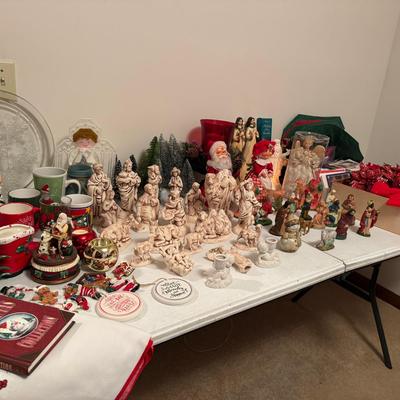 Assortment Vintage and New Christmas Decor And More 