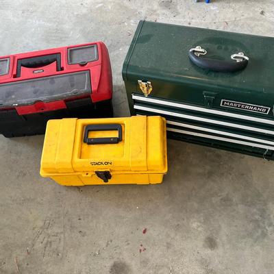Masterhand, Stack-On, And Keter Took Box WITH Tools