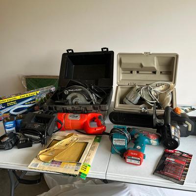 Crafts Man Circular Saw, 3/8 Electric Drill Knox Chainsaw 