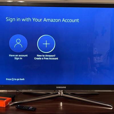 Samsung 46” 1080p LED Tv With Amazon Fire Stick 