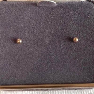 14k Yellow Gold Ball Stud Earrings – Petite, Polished & Everyday-Perfect