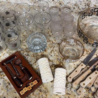 Steak Knives, Vintage Glass Of All Kinds