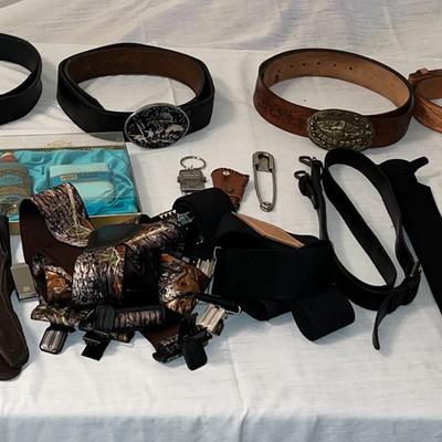Men Belts, Wallets, And Cologne 