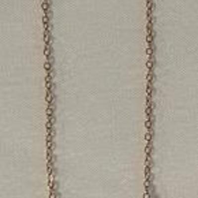 14k Yellow Gold Chain Necklace with Filigree Ball Accents – Delicate & Detailed