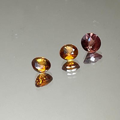 Spessartite Garnet Rounds 4.5mm 1.55 CTTW