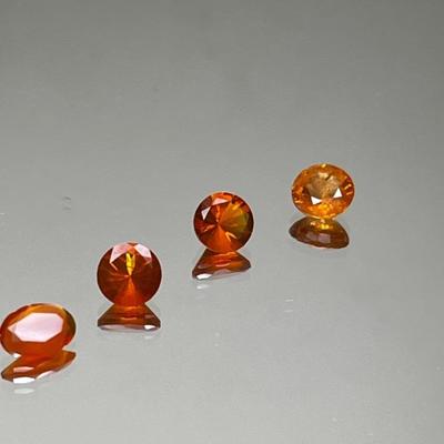 Mexican Fire Opal Oval and Rounds 2.16 CTTW