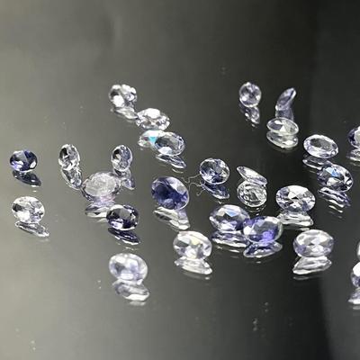 Tanzanite Ovals Up to 6x4mm 11.65 CTTW - Light to Deep Bluish Lilac Tones