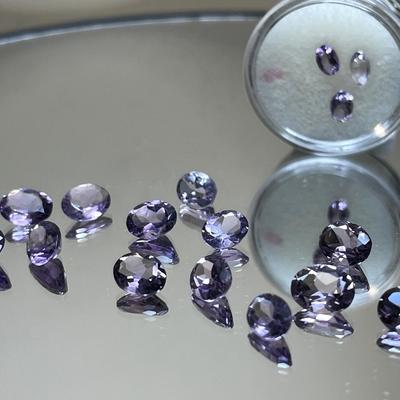 Amethyst Ovals - White to Lilac Color Play 19.50 CTTW up to 8x6mm