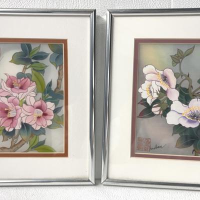 Original Ruben Kupur Signed Gouache Paintings, 2 Pcs- Reserve