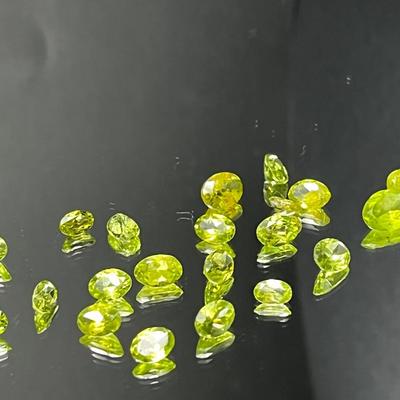 Peridot Ovals 19.35 CTTW Up to 8x6mm