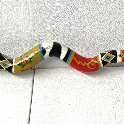 Southwest Native Arrow Wood Carving Sedona, Arizona, Signed 