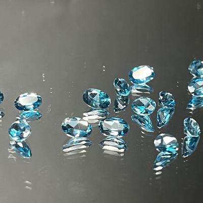 London Blue Topaz 6x4mm Ovals 10.20 CTTW