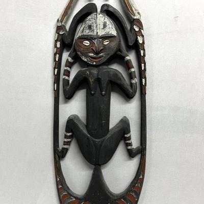 Sepik River, Papua New Guinea Tribal Ancestral Carving 