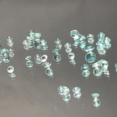 Green Apatite - 5.3 CTW Mixed Shapes and Sizes - Carribean Beach Green