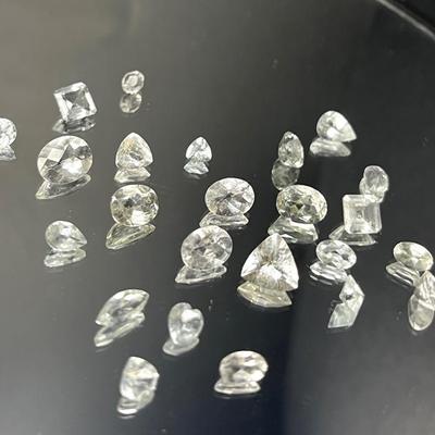 White Topaz 15.85 CTTW Mixed Shapes and Sizes  