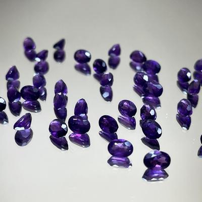 African Amethyst Ovals 6x4mm 32.10 CTTW