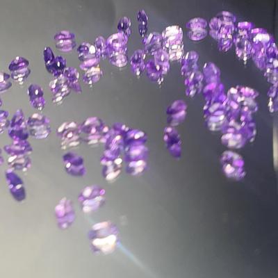 Amethyst Ovals - Purple Lilac - 20.0 CTW Mixed Sizes up to 5x3mm