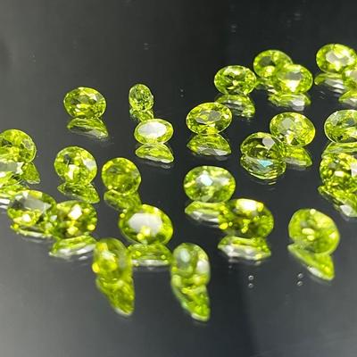 Peridot Ovals 22.25 CTTW One Size 4x2mm  