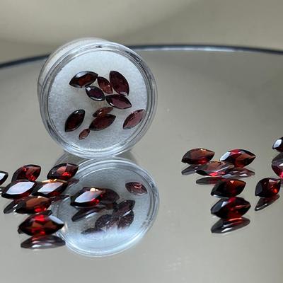 Marquise Garnet - Up to 8x4mm 23.85 CTTW - Large Parcel
