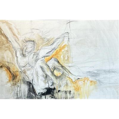 KELLY O’NEAL (American, b. 1962), GICLEE ON CANVAS | Nude #51. Expressive abstract figural work. Giclee print on canvas. 48 x 72 in...